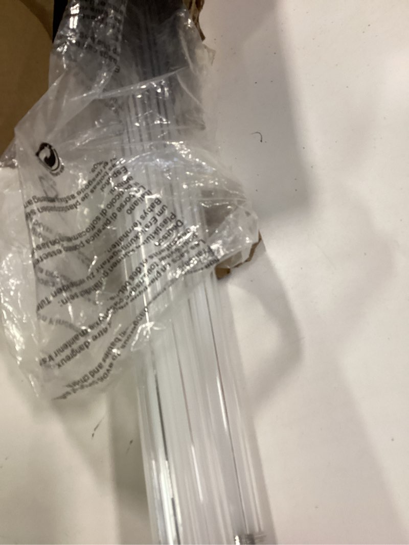 Condition photo showing Good Condition for Dimmable LED Bathroom Vanity Lights Hardwired 360° Full Lighting Bathroom Light Fixtures Over Mirror Vanity Light Bar Modern Wall Sconce Warm Light for Bedroom Living Room - Black, 49 inch 47 inch Black