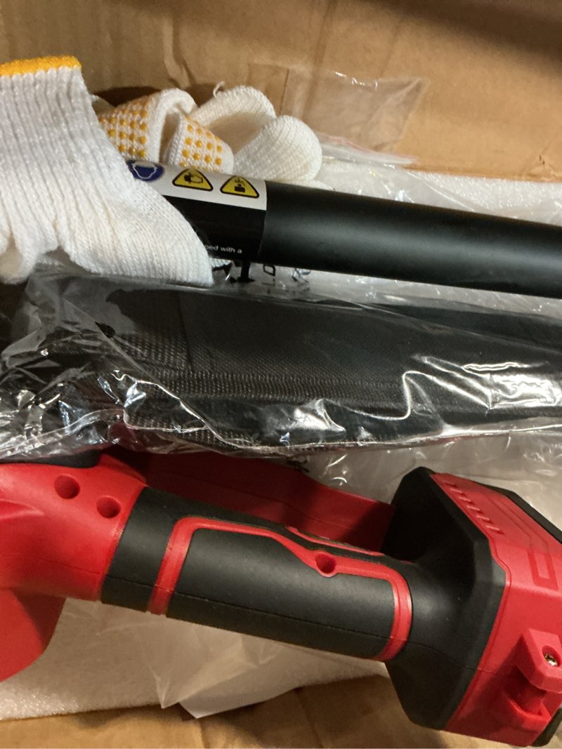 Condition photo showing Good Condition for 2-in-1 cordless pole saw, 8 inch brushless pole chainsaws compatibility with milwaukee 18v battery(no battery), 8 lb lightweight, auto oiling, 14.8 ft max extension pole saws for tree trimming