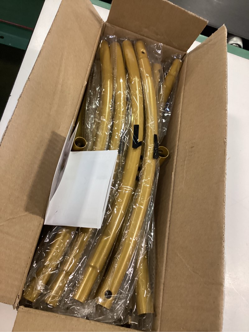 Condition photo showing Good Condition for 7.2FT Metal Arch Backdrop Stand Gold Arched Backdrop Frame for Wedding Party Ceremony Birthday Bridal Baby Shower Garden Floral Balloon Arch Decoration