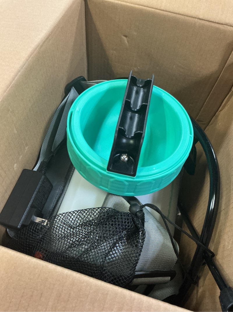 Condition photo showing Good Condition for haushof 4-gallon rechargeable backpack sprayer – 70psi high-pressure, 4 spray modes, wide-mouth tank for gardening, weed control & cleaning