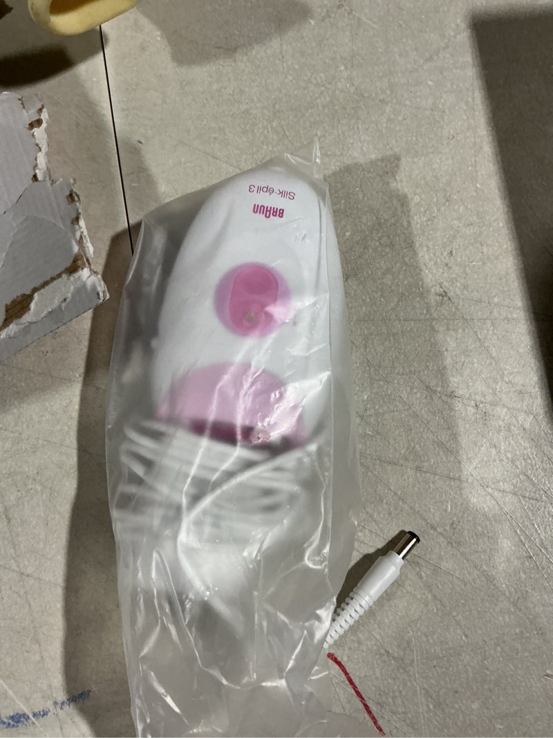 Condition photo showing As Is for Braun Epilator Silk-epil 3 3-270, Hair Removal Device, Epilator for Women, Shaver & Trimmer, Hair Removal 5 Count (Pack of 1)