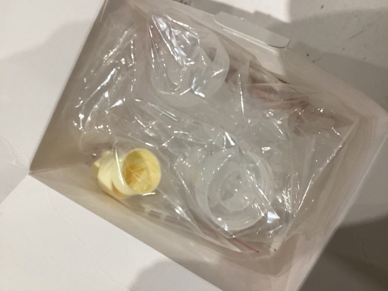 Condition photo showing Good Condition for nenesupply pump parts with 21mm flanges compatible with medela pump in style parts accessories breast pump not original medela pump parts incl. 21mm flange breastshield connector valve membrane tubing breastshield 21mm(s)