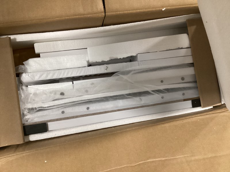 Condition photo showing Good Condition for HollyHOME 2-Drawer Wood File Cabinet, Under Desk Cabinet for Home Office, Rolling Storage Shelf for Home, Printer Stand, for A4, Letter-Size, 11.8in Hanging File Folders, White White 2-drawers