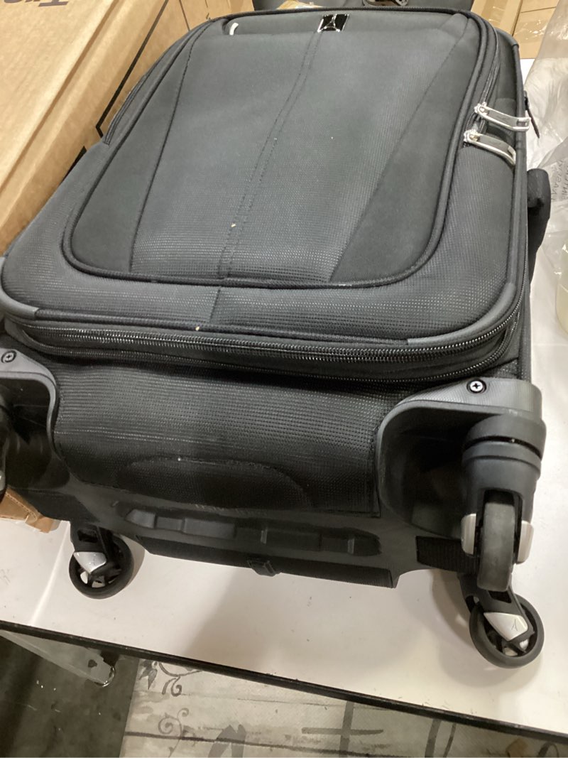 Condition photo showing Good Condition for Travelpro Maxlite 5 Softside Expandable Luggage with 4 Spinner Wheels, Lightweight Suitcase, Men and Women Black Compact Carry-on 20-Inch