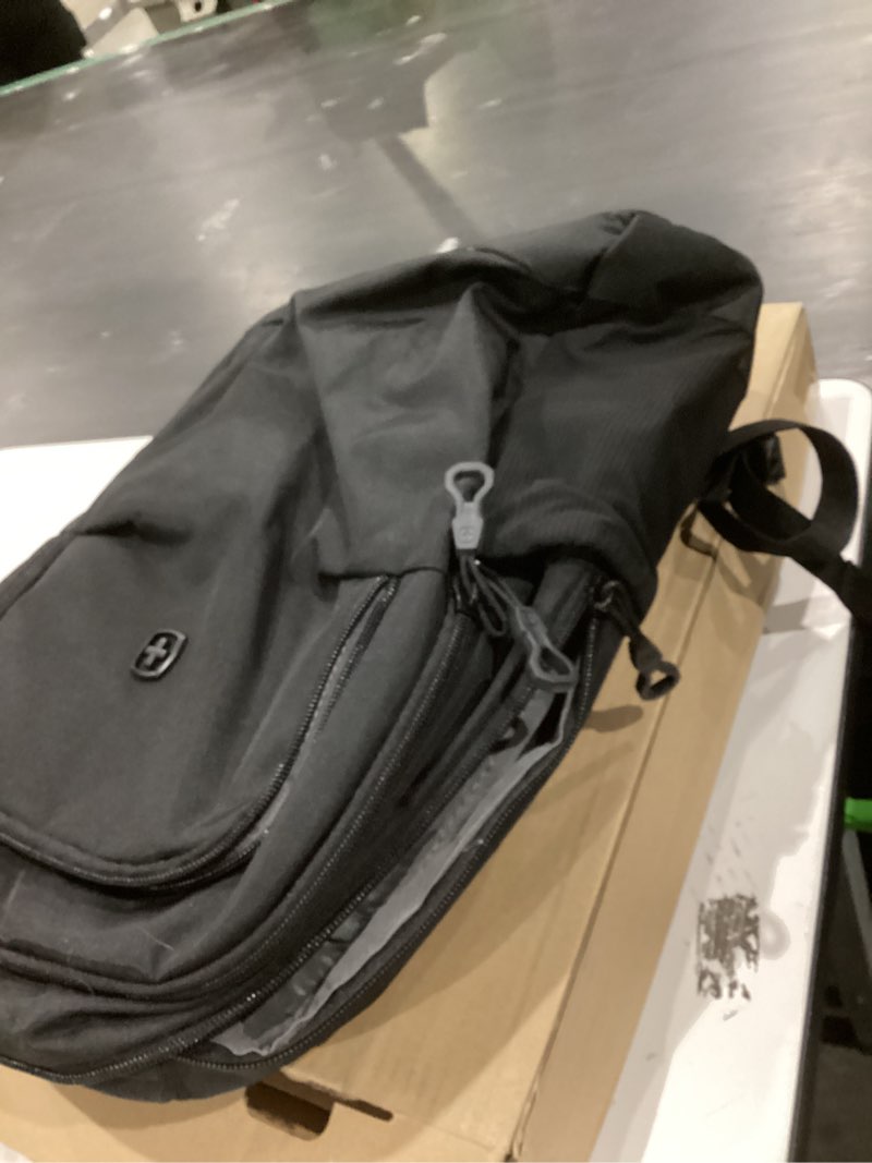 Condition photo showing Good Condition for swissgear orientation laptop backpack, black, 17"x12"x7" orientation 17.75-inch black