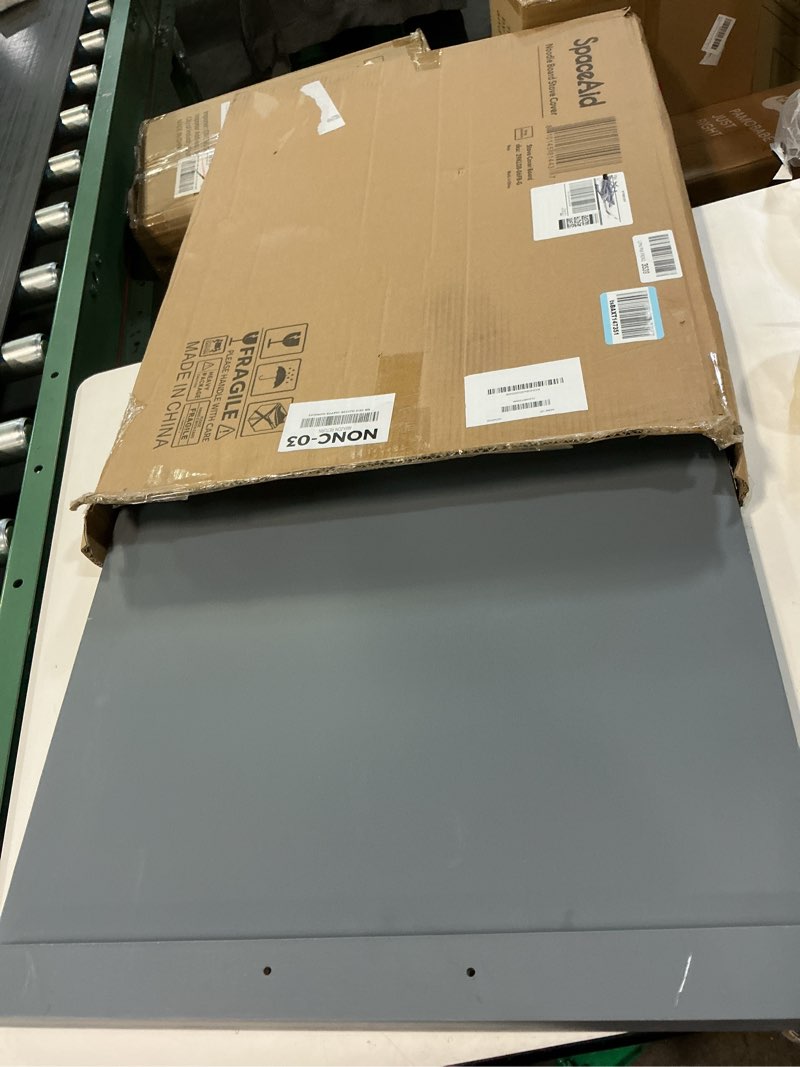 Condition photo showing Good Condition for SpaceAid Noodle Board Stove Kitchen Cover with Handles, Top Covers for Gas Burners and Electric Stove, Oven Decor Accessories Wood Tray for Countertop, Gray Bamboo 29.5"W x 22"D x 2.1"H Gray Bamboo