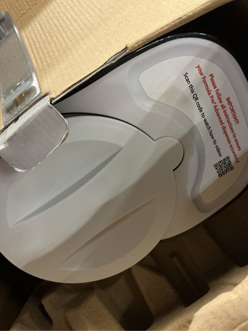 Condition photo showing Good Condition for baby brezza new and improved formula pro advanced formula dispenser machine - automatically mix a warm formula bottle instantly - easily make bottle with automatic powder blending, white