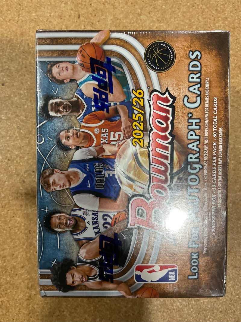 Condition photo showing New/Like New for 2025-26 bowman basketball - factory sealed - value box