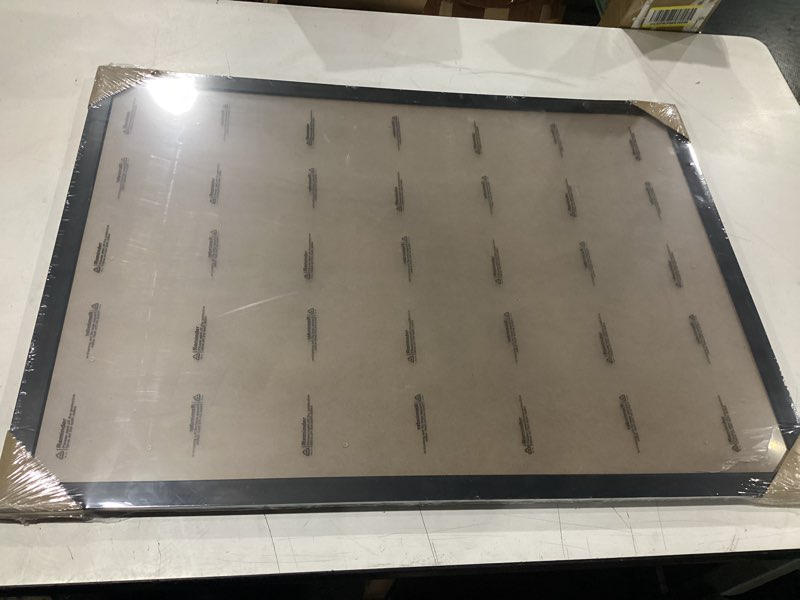 Condition photo showing New/Like New for hukonhep 19.7x27.6 black picture frames, photos frame with plexiglass, wall gallery photo frames, horizontal and vertical for wall mounting, home office decoration 19.7"x27.6"