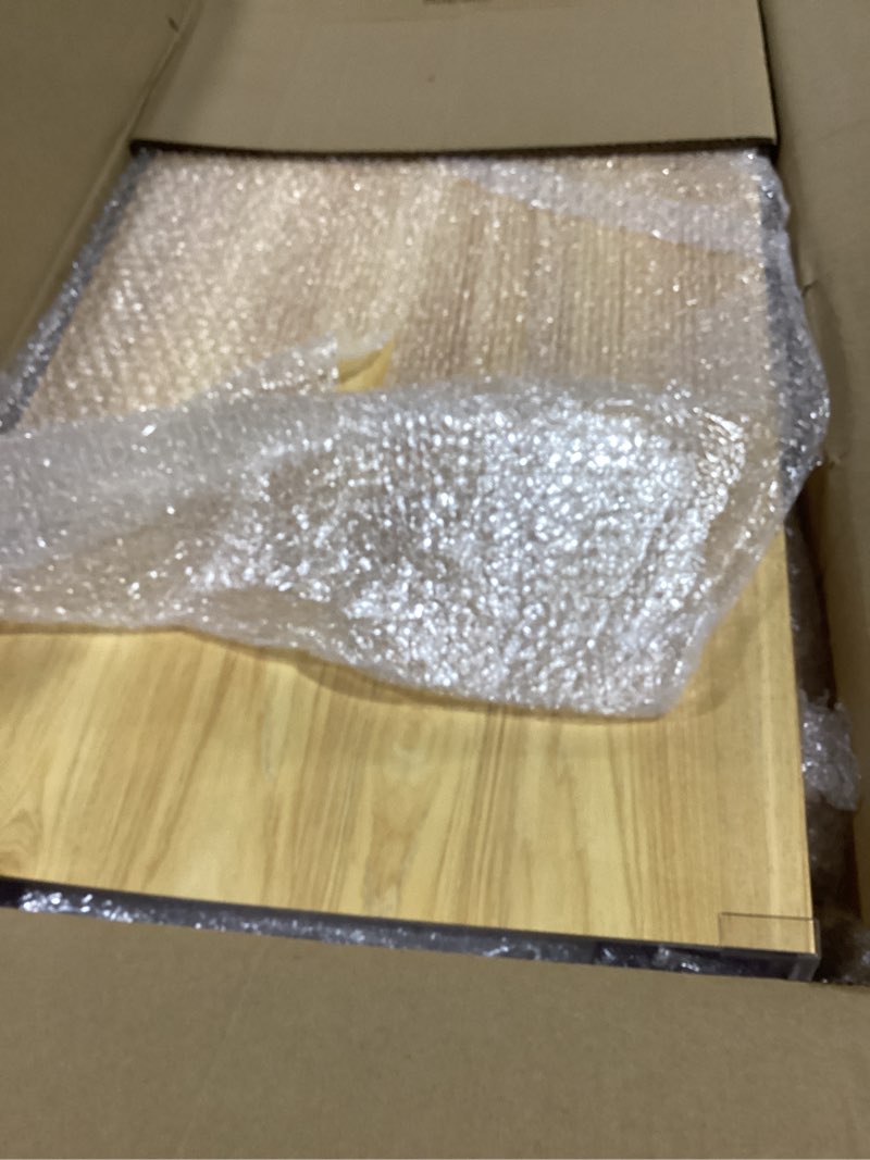 Condition photo showing Good Condition for hoolerry 5 pcs wire shelf covers foamed pvc wire rack covers for removable closet (not wood) pantry shelves for cabinet bathroom kitchen shelving decoration(wood color,27x16inch) 27x16inch wood color