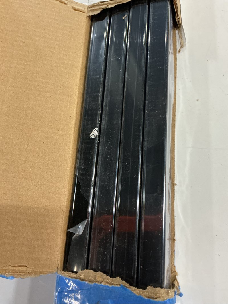 Condition photo showing Good Condition for vanoopee 16ft h track lighting system - black rail kit with end caps & live end feed connector - compatible with single circuit 120v h style track heads