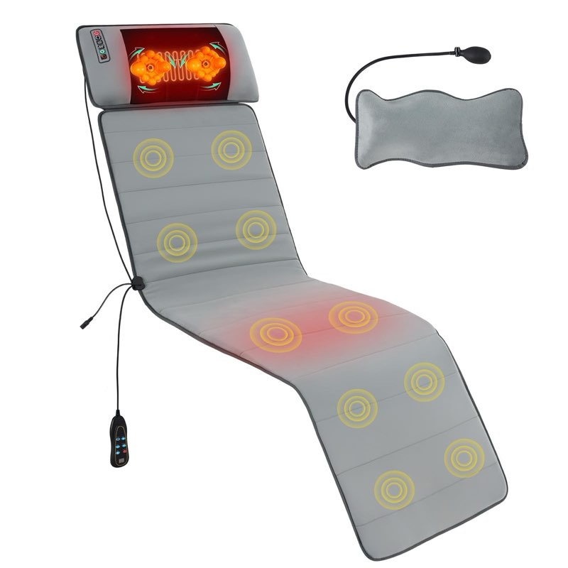sweetcrispy full body massage mat, heating pad with massager, vibrating heating pad for back pain, l