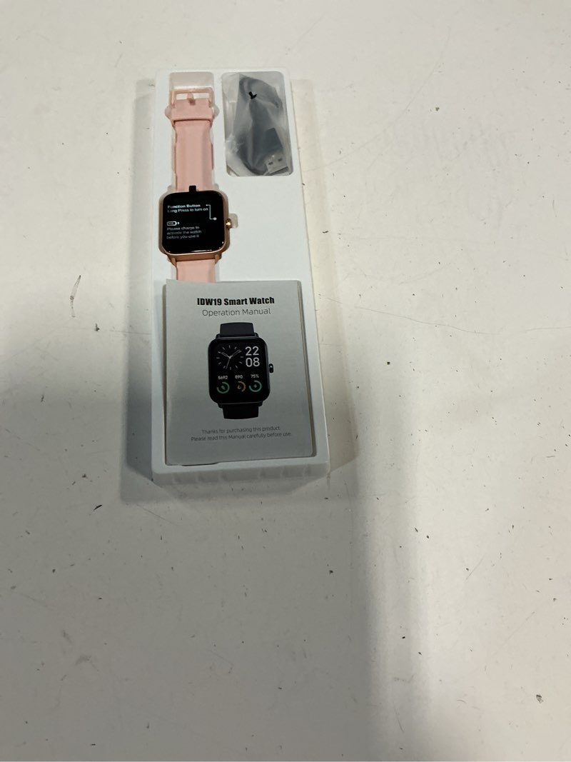 Condition photo showing Good Condition for Smart Watches for Women,1.85" HD Display Compatible iPhone/Android (Answer/Make Calls),110+ Sport Modes Fitness Tracker with Heart Rate/Sleep/Sp02 Monitor,200+watch Face IP68 Waterproof (Pink, 1.85) Pink 1.85