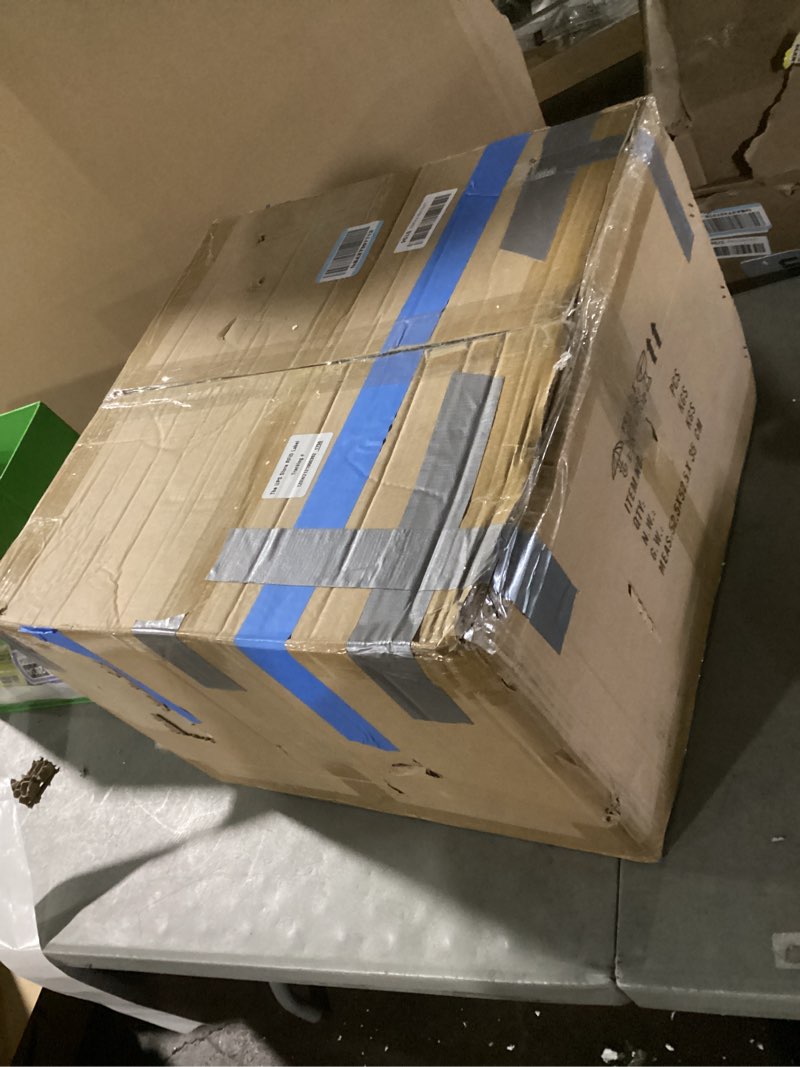 Condition photo showing As Is for 48 Inch Chandelier Ceiling Fans with Lights and Remote, Retractable Fandelier Ceiling Fan for Bedroo