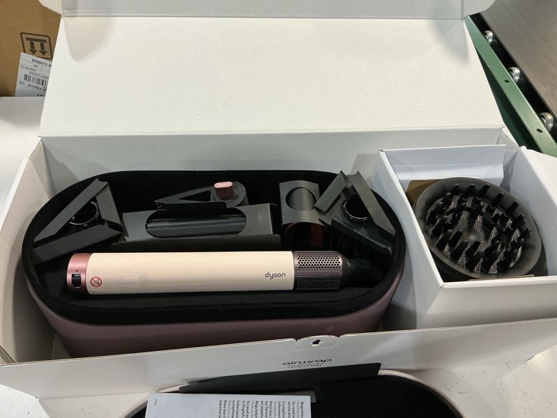 Condition photo showing New/Like New for dyson airwrap co-anda2x™ multi-styler and dryer complete diffuse for curly to coily hair - ceramic pink