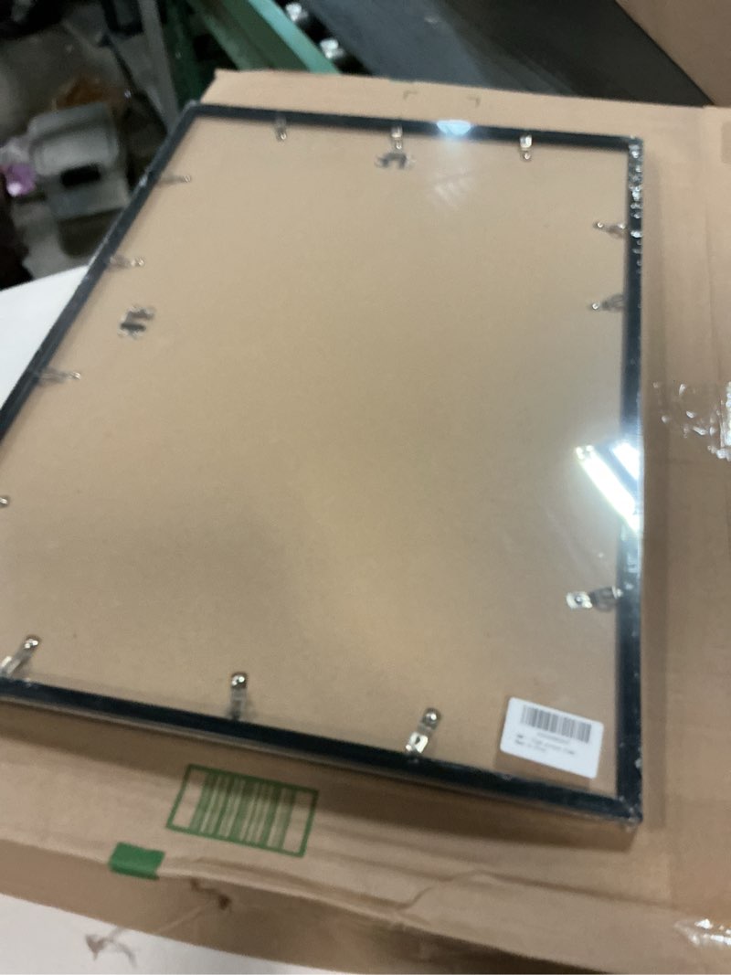 Condition photo showing Good Condition for MENNTHUI 17x24 Black Picture Frame, Wall Mounting Horizontally or Vertically, Decoration for Photos, Paintings, Posters, Artwork