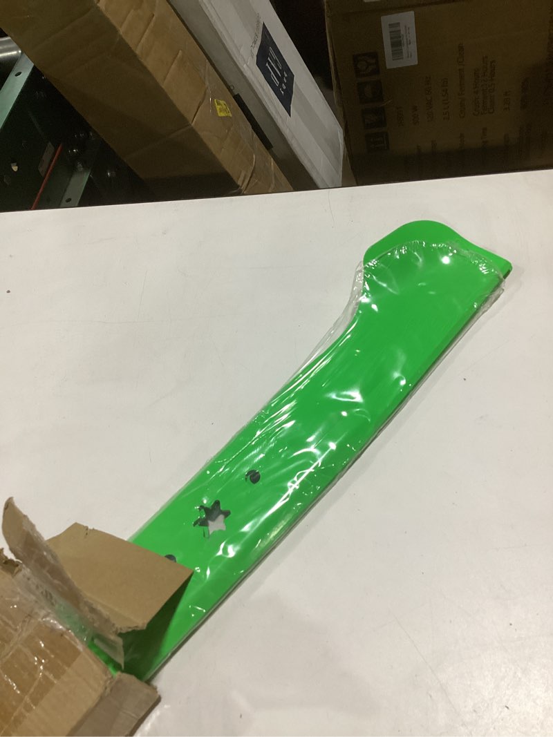 Condition photo showing Good Condition for 942-04244-x 46 inch mower blades for cub cadet xt1 lt46 ltx1045 ltx 1046 rzt l46 xt2 lx 46 zt1-46 troy bilt mustang xp46 742-04290-x 46" deck zero-turn lawn tractor 6 point star toothed mulching 2 pcs toothed mulching blades