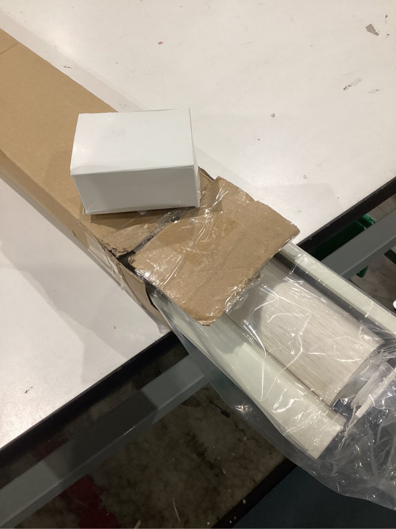 Condition photo showing Good Condition for joydeco linen zebra blinds for windows, cordless privacy light filtering dual layer window shades, free-stop roller blinds for home, 36” w x 72” h linen 36"w x 72"h