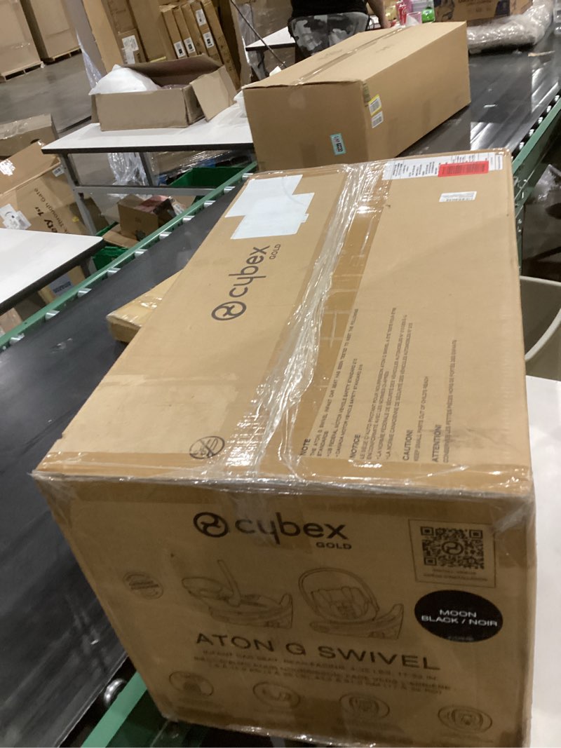 Condition photo showing New/Like New for Cybex Aton G Swivel Infant Car Seat Base with 180-Degree Rotate, Black