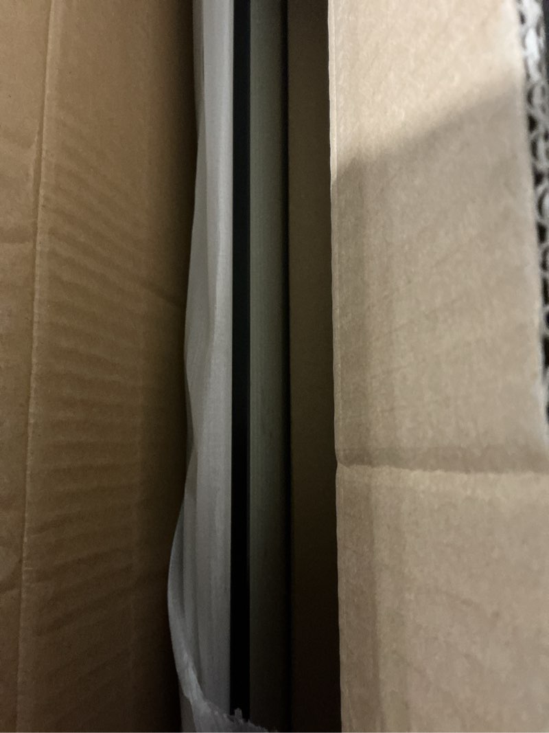 Condition photo showing New/Like New for Frameless Double Sliding Shower Door,44-48" W x 74" H Glass Shower Doors with Soft Close System,5/16" (8mm) SGCC Tempered Clear Glass,Explosion-Proof Film Nano Coating,Brush Gold