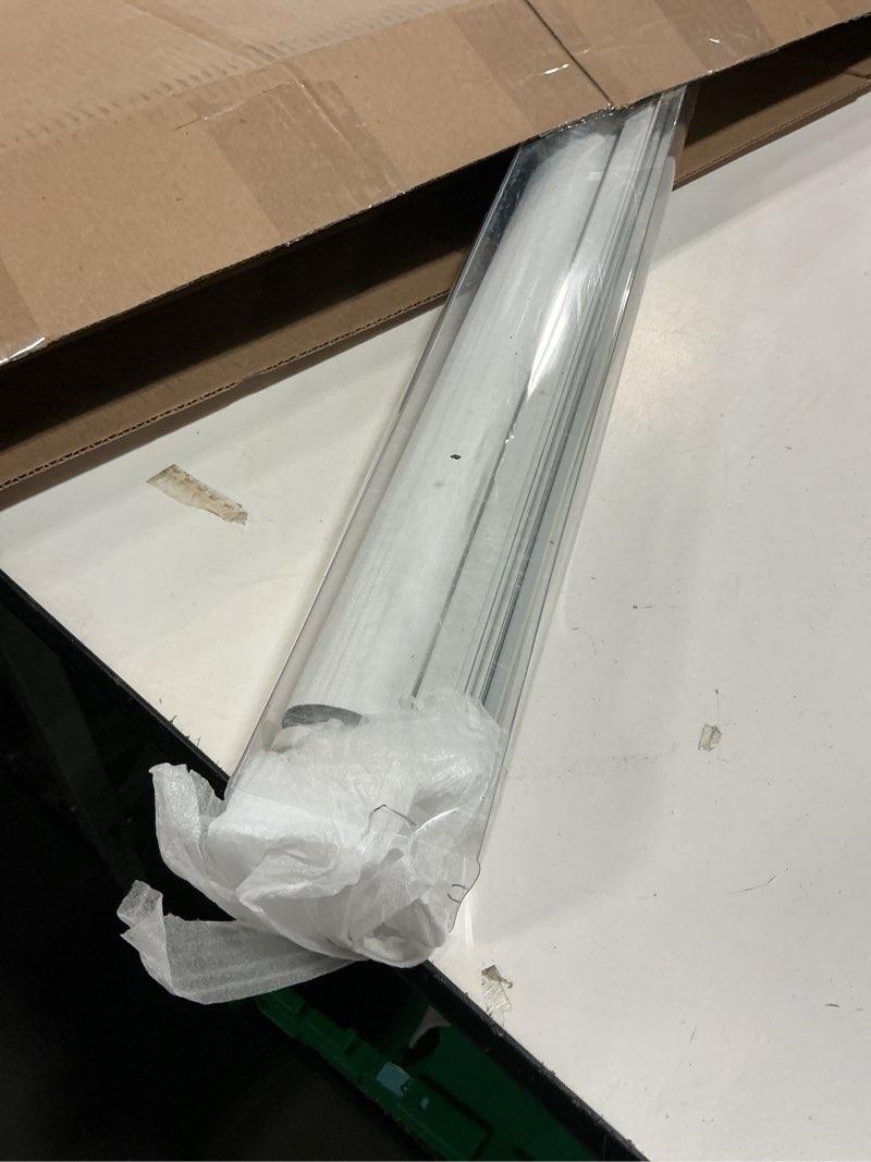 Condition photo showing New/Like New for SHADEMOON Cordless Blackout Window Roller Shades, Pull Down Spring System Indoor Blinds, Room Darkening Waterproof UV Blocking Thermal Insulated Fabric for Home Office (White, Width 35", Height 72") White 35"W x 72"H