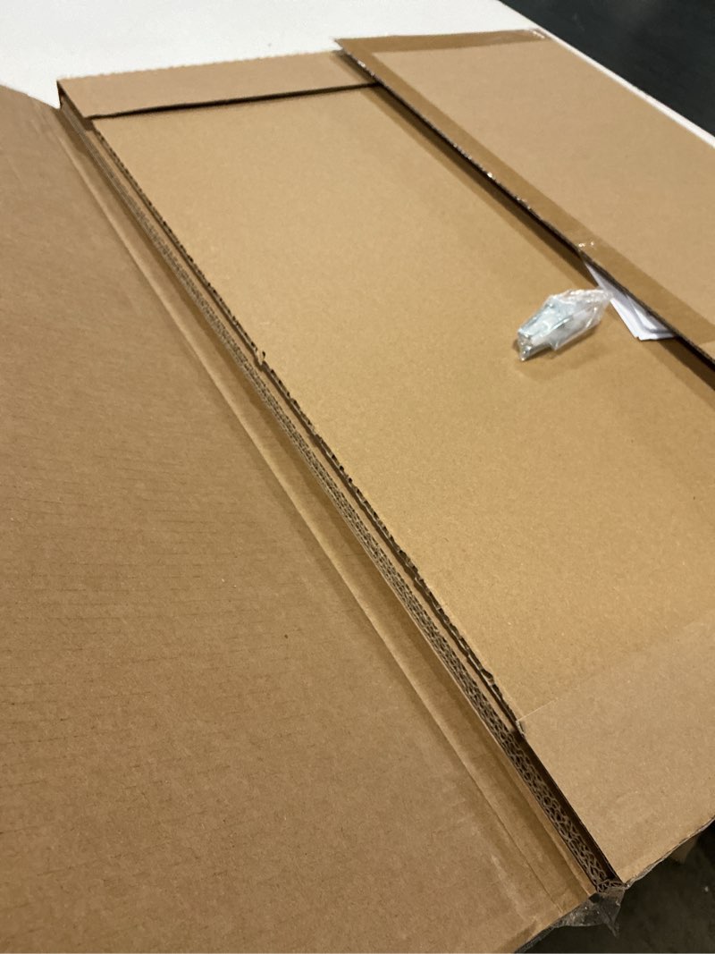 Condition photo showing New/Like New for amazon basics magnetic dry erase whiteboard, 24" x 18", aluminum frame, silver/white, presentation board for writing notes silver/white 24"w x 18"h