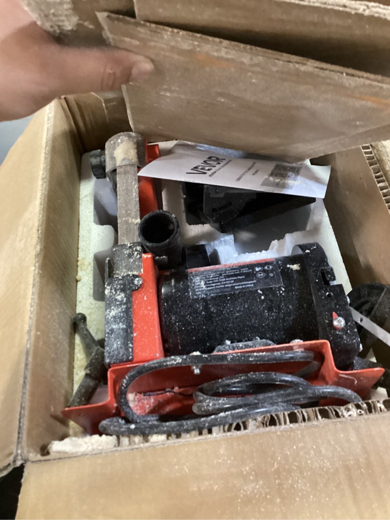 Condition photo showing As Is for VEVOR 5" Disc Sander & 1" x 30" Belt Sander, 250W Benchtop Belt Disc Sanders Combo with 0-45° Adjust