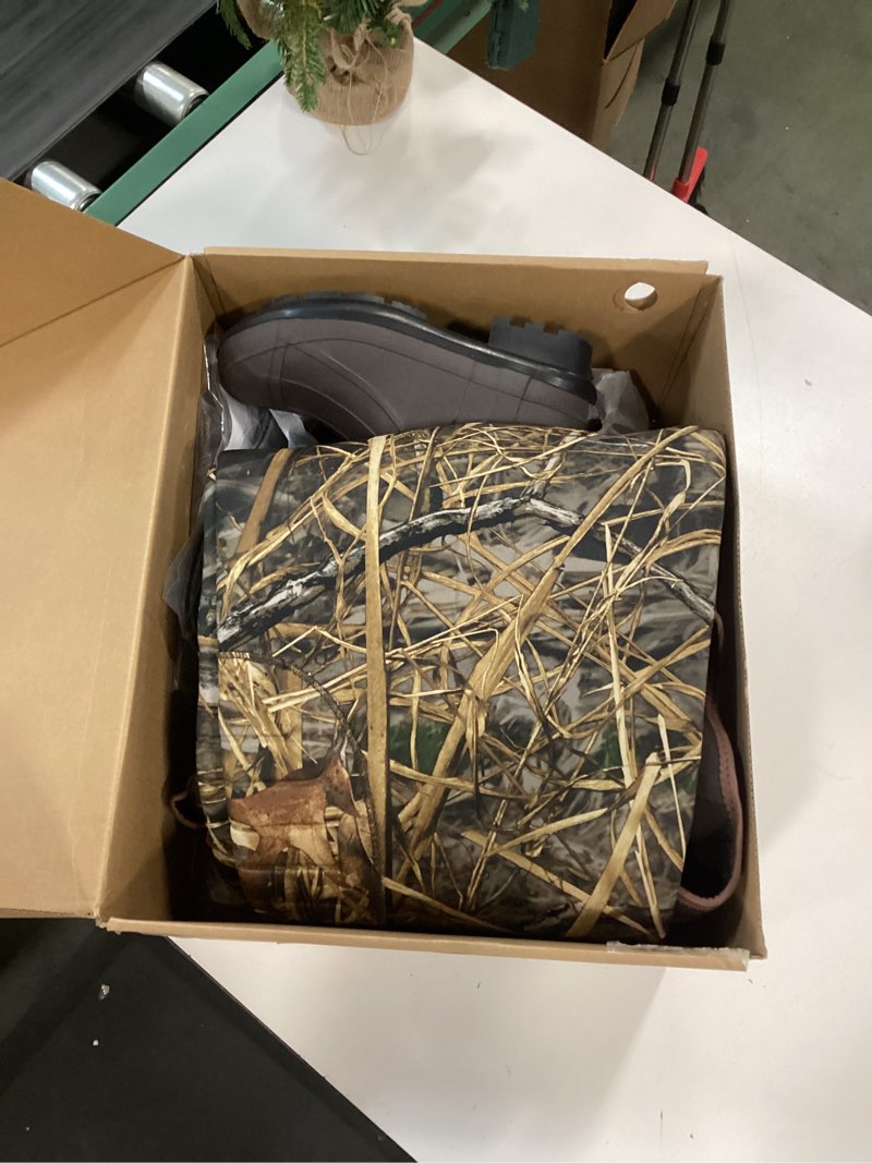 Condition photo showing item condition for TIDEWE Hunting Waders for Women with 600G Insulated Waterproof Rubber Boots, 3.5mm Neoprene Chest Waders for Fishing and Hunting 7 Next Camo Evo