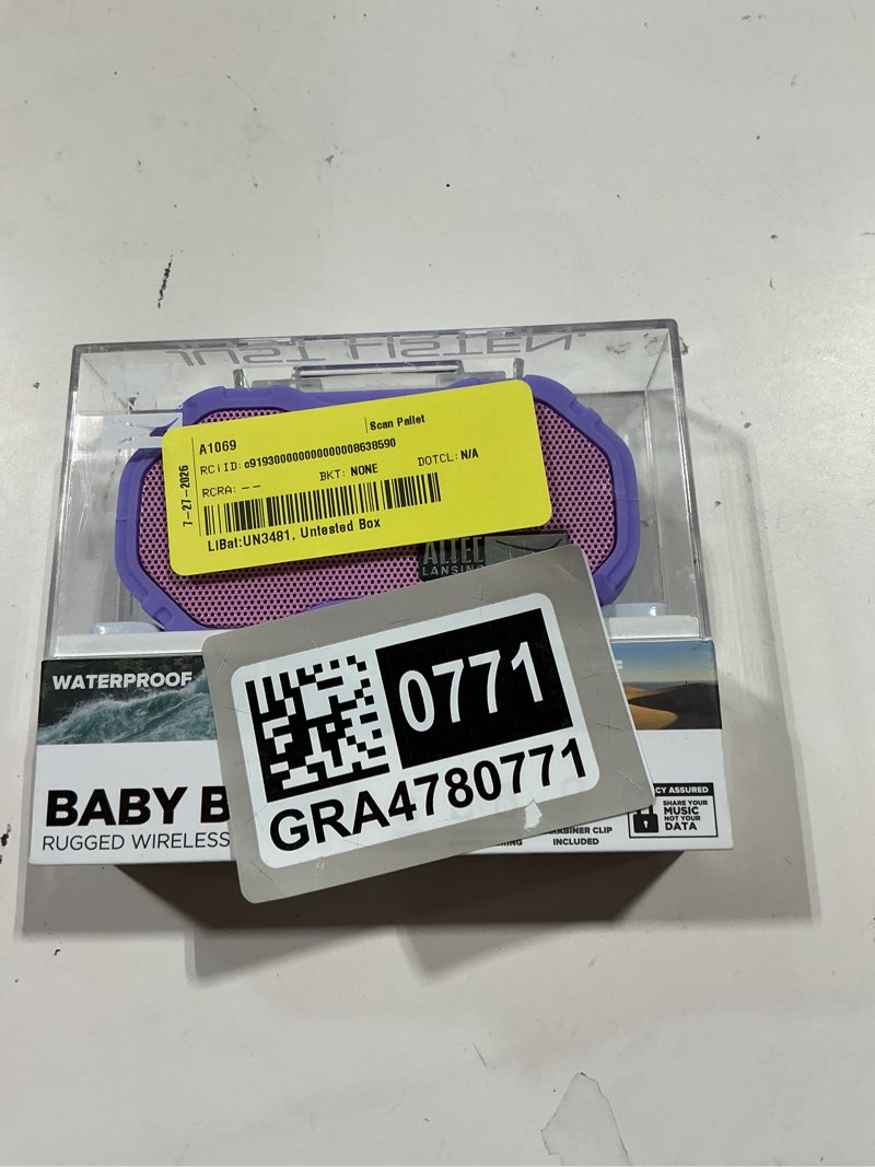 Condition photo showing Good Condition for altec lansing baby boomwireless portable bluetooth speaker, lavender