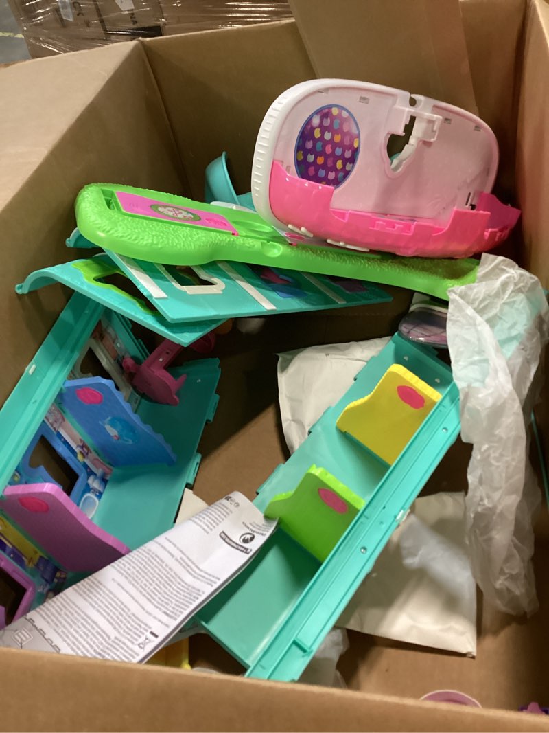 Condition photo showing As Is for Gabby's Dollhouse: The Movie, Meow-Mazing Interactive Dollhouse, 7 Rooms, LCD Screen Eyes, Figures, Sound FX, Kids Toys for Girls & Boys Ages 3 and Up Movie Dollhouse