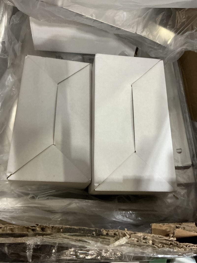 Condition photo showing Good Condition for Alpha Living 4 Pack Chafing Dish Full Set – Stainless Steel Catering Chafer with Lids, Pans & Fuel Holders – Buffet Food Warmers for Parties, Events & Weddings – Alpine Gray Handles 4 Pack - Regular Edge