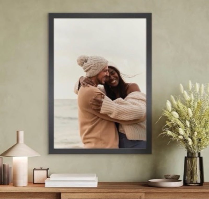 black picture frame 20.5”x28.5”