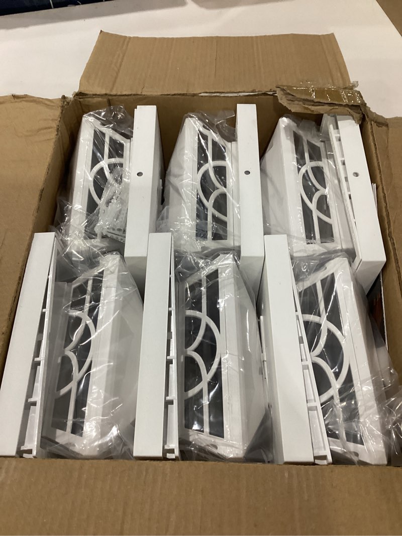 Condition photo showing Good Condition for t-sun 4x4 solar fence post cap lights outdoor waterproof, white, 12 pack | ip65 waterproof, 2 brightness modes, fit for 3.5x3.5 4x4 5x5 5.5x5.5 wood/vinyl posts, for deck, garden, patio, porch wh-d3 12 pack