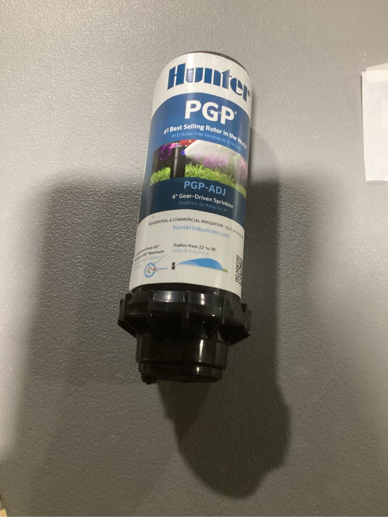 Condition photo showing Good Condition for hunter pgp 3.93 in. h adjustable rotor pop-up sprinkler