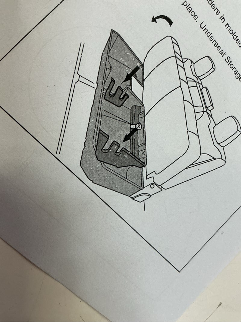 Condition photo showing New/Like New for similar tyger auto underseat storage box compatible with 2014-2018 chevy silverado / gmc sierra 1500; 2015-2019 silverado / sierra hd double cab | black rear under seat storage organizer | tg-cb5c2248
