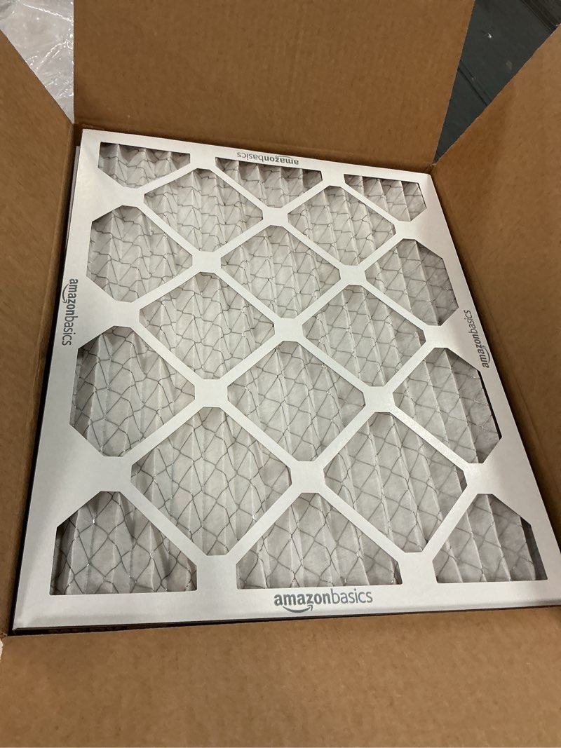 Condition photo showing Good Condition for Amazon Basics 16x20x1 Air Filter 6 Pack, MERV 8 AC Furnace Filters (Actual Size: 15.75" x 19.75" x 0.75") 16x20x1 Merv 8