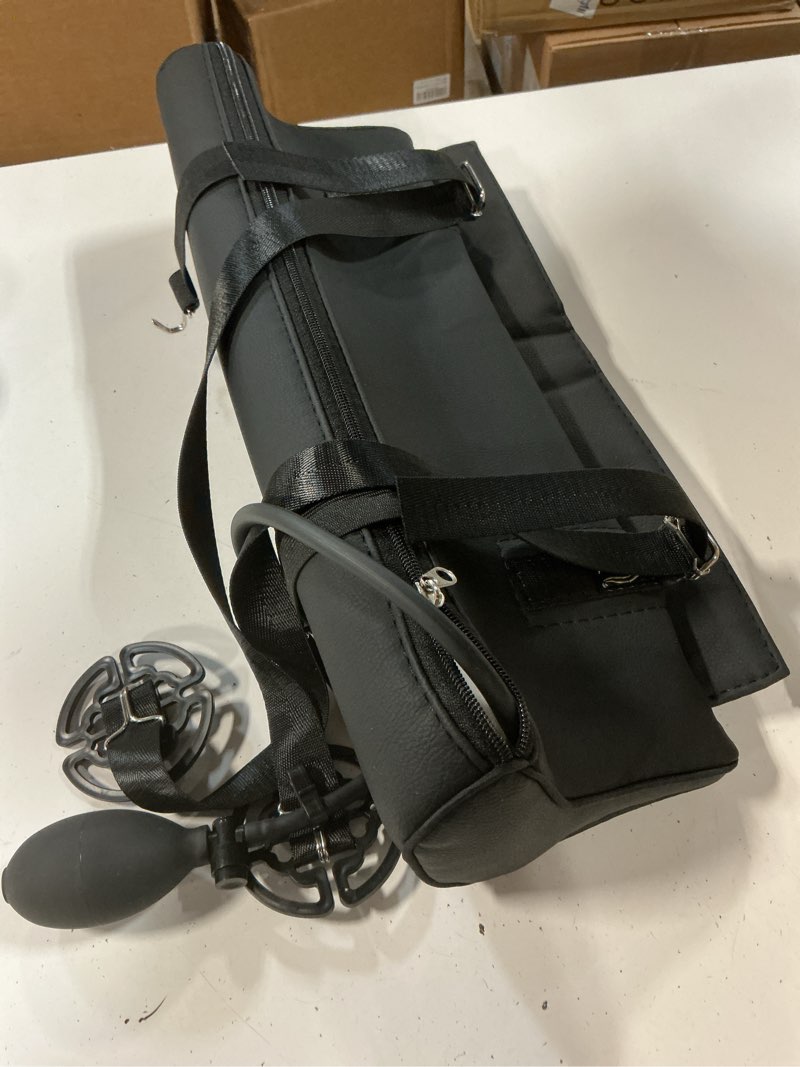 Condition photo showing Good Condition for car leg extender leg support for driving, car front seat thigh extender support cushions, adjustable length/height/angle leg rest pillow for cars office (black)