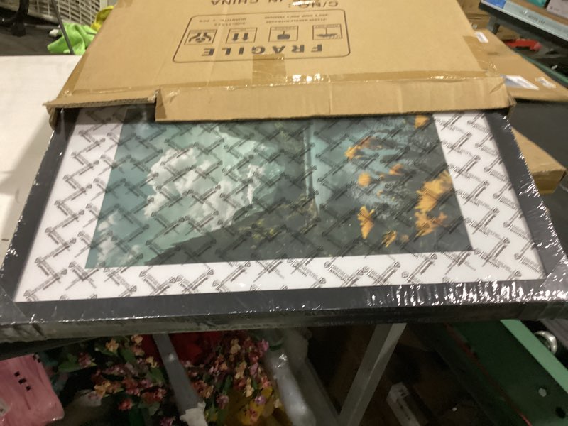 Condition photo showing Good Condition for picrit 14x22 picture frame 3 pack, black poster frame, display poster 11 x 17 with mat or 14 x 22 without mat for horizontal or vertical wall mounting black 14x22