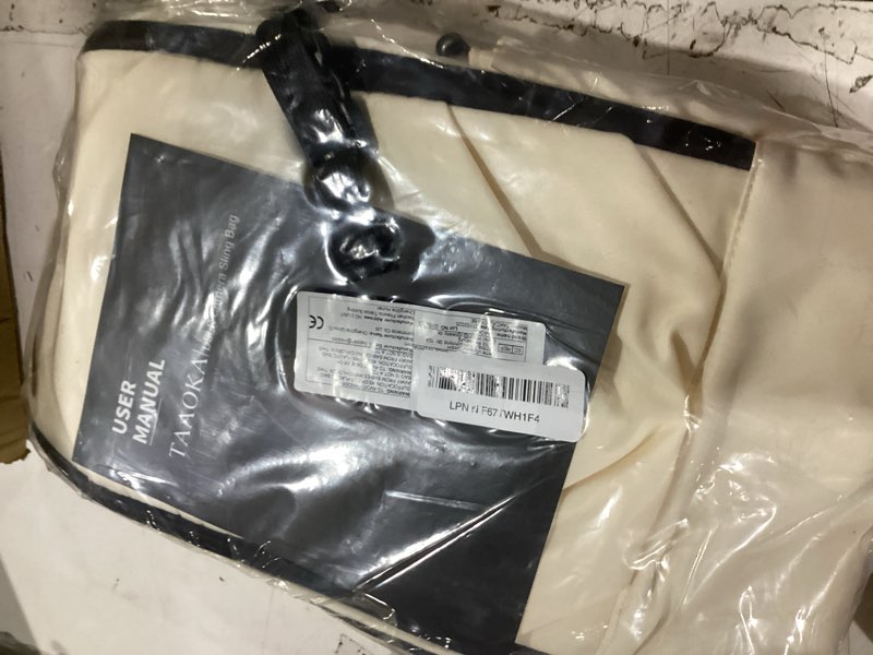 Condition photo showing Good Condition for taaoka camera sling bag for photographe – waterproof crossbody camera bag with fast access pockets, dslr cute camera bag for nikon/sony/canon (beige) beige medium 9.06 x 5.12 x 15.16 inches