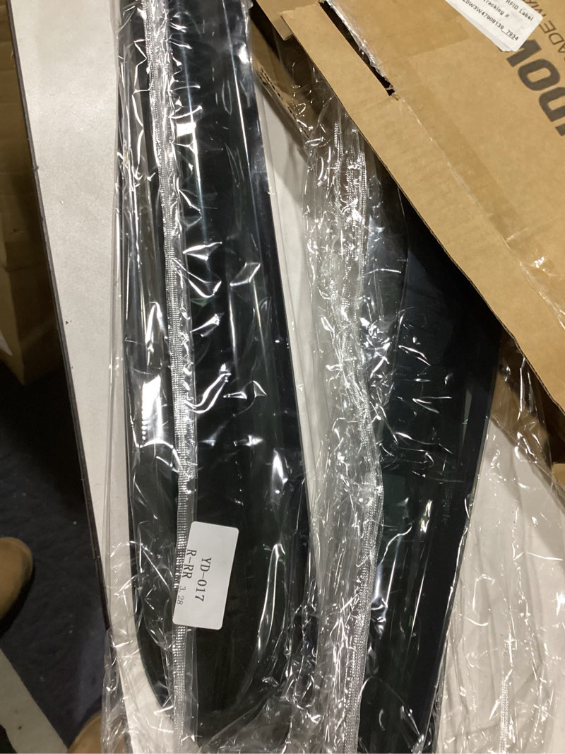 Condition photo showing Good Condition for Window Visors Rain Guards for Chevy Tahoe/GMC Yukon 2000-2006, Out-Channel Window Vent Wind Deflectors Visors Shades for 2002-2006 Cadillac Escalade 2000-2006 Tahoe/Yukon