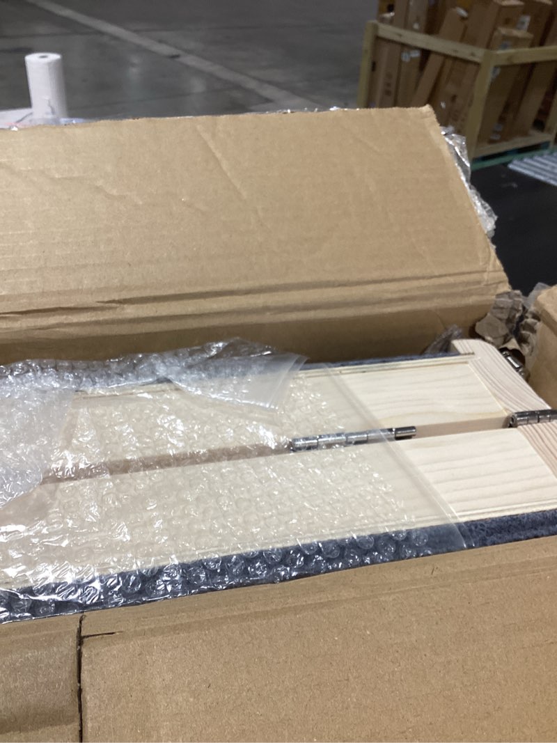 Condition photo showing New/Like New for dog ramp for bed & couch - extra 51.2" long adjustable height 9.5" to 24" wooden non-slip pet ramp, portable foldable doggie car ramp for small medium large dogs, 200 lbs load