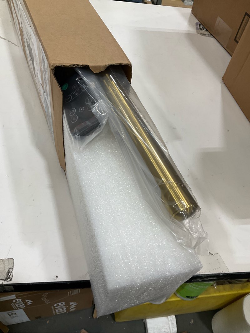 Condition photo showing Good Condition for Wireless Picture Lights with Remote and Timer Rechargeable Brass Gallery Lighting Battery Operated Art Lights Over Frame Portrait 5W 24'' Inch Warm White Brass 24 Inch