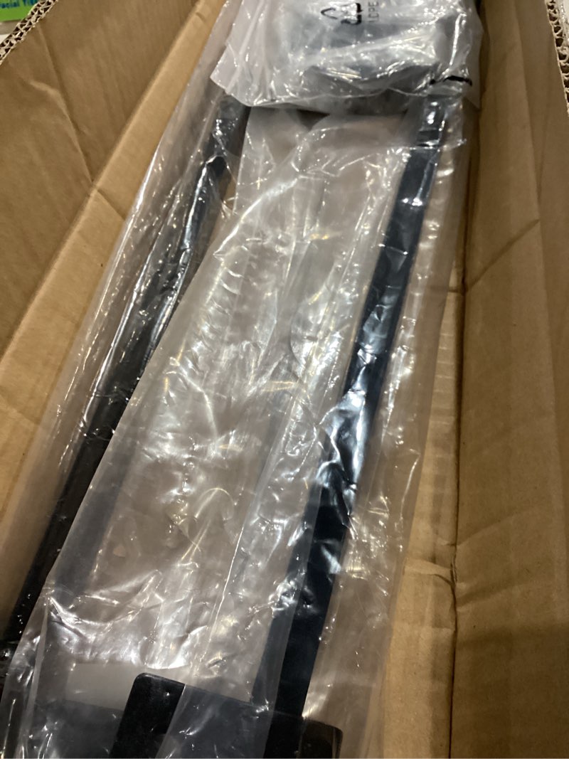 Condition photo showing As Is for tbozz e-coating black mud flap hanger bracket with hardware sold by pair