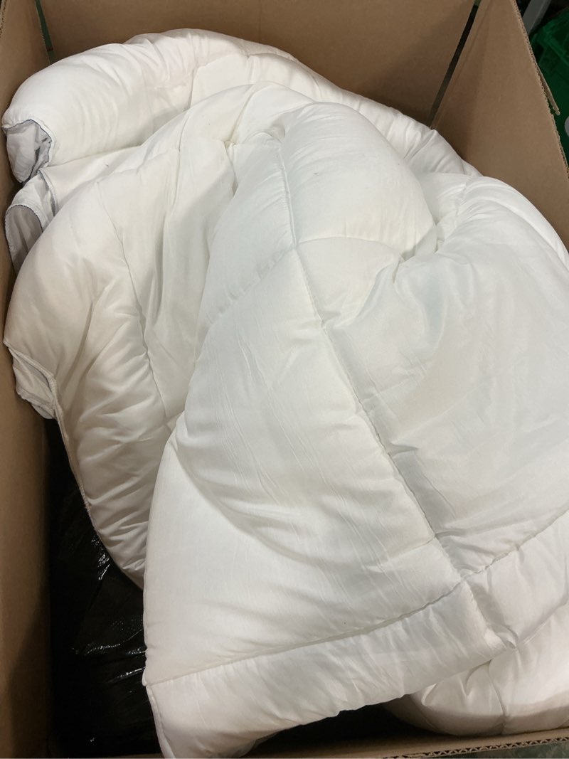 Condition photo showing As Is for masvis queen size dual layer 4 inch memory foam mattress topper, 2 inch gel memory foam and 2 inch cooling pillow top mattress pad cover for back pain, medium support queen 2"memory foam+2"mattress topper
