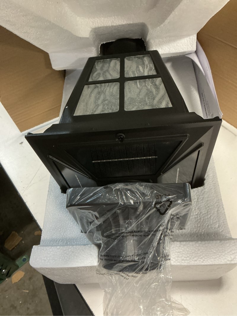 Condition photo showing Good Condition for Kemeco ST4311AQ LED Cast Aluminum Solar Post Light Fixture with 3-Inch Fitter Base for Outdoor Garden Post Pole Mount (Black, Lamp)