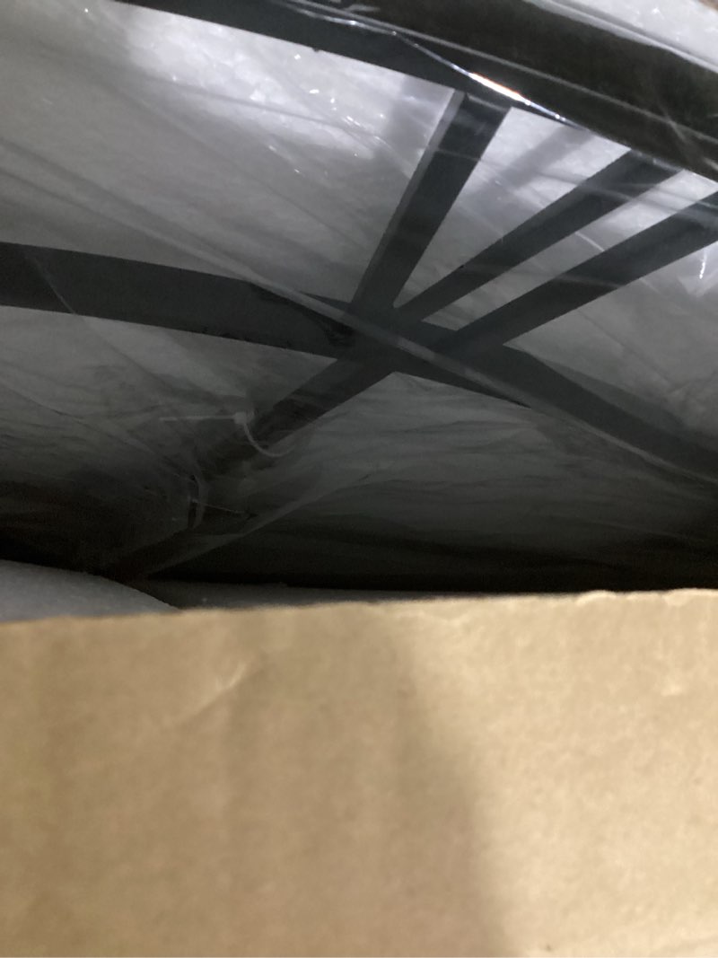 Condition photo showing Good Condition for LEIKE 40 Inch Extra Large Modern Wall Clock, Oversize Rustic Round Nearly Silent Battery Operated, Black Metal Roman Numerals Wall Clocks for Living Room, Bedroom, Entrance Home Decor 40 Inch Black-roman Number