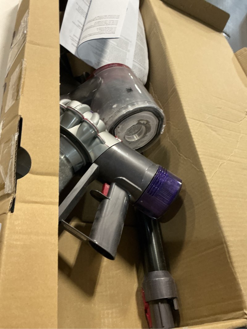 Condition photo showing As Is for Dyson V8 Plus Cordless Vacuum, Cleans Hard Floors and Carpets, Detangles, Converts to Handheld, 115AW, 2 Power Modes, Up to 40 Minutes¹