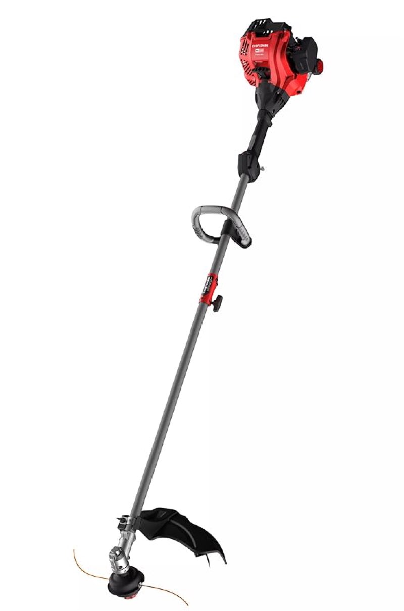 Craftsman 41ADSS25793 WS2200 25cc 2-Cycle Gas Powered Straight Shaft String Trimmer, Liberty Red