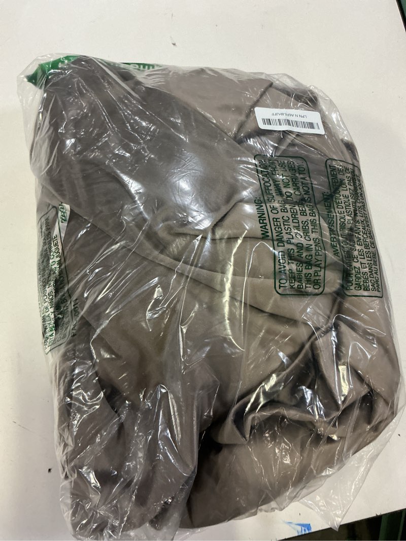 Condition photo showing item condition for StangH Taupe Velvet Curtains Room Darkening Heat & Cold Blocking for Living Room Thick Warming Back Tab Privacy Protect Drapes for Bedroom/Hallway/Nursery, W52 x L102, 2 Panels Set 52"W x 102"L (Pack of 2) Beige Series - Taupe