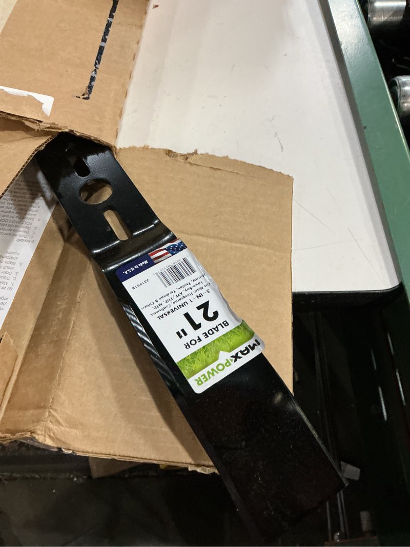Condition photo showing Good Condition for maxpower 331951s 21-inch universal 3-n-1 lawn mower blade black